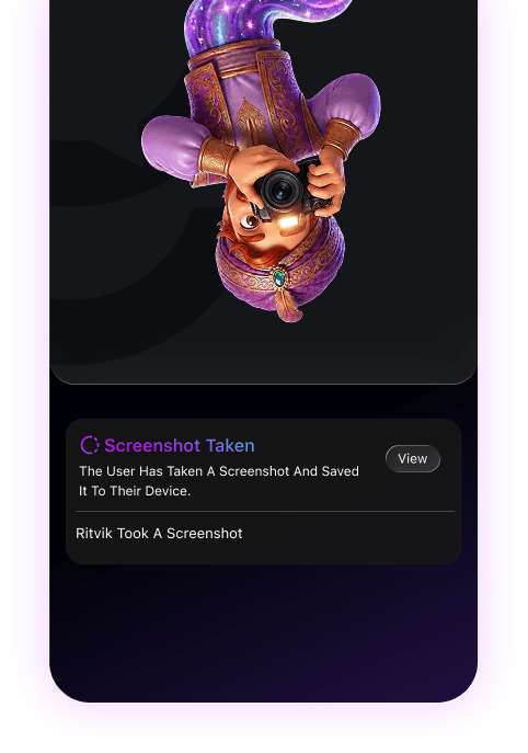 Screenshot Detection Mobile Mockup