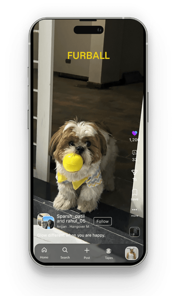 Tapes Mobile Mockup