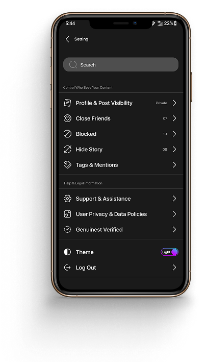Dark Mode Preview Right